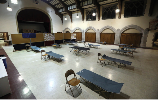 First Church Again Hosts Overnight Shelter