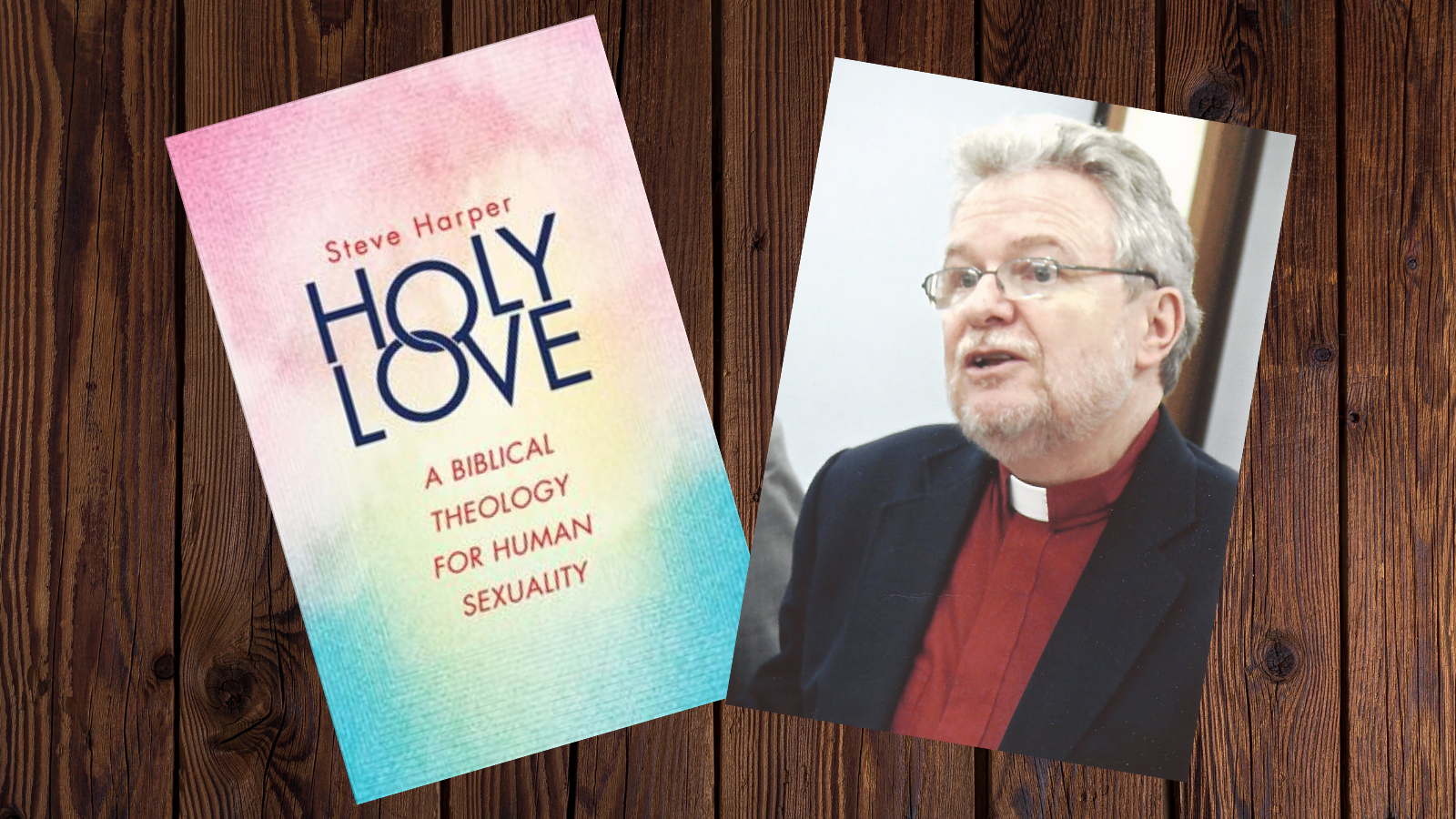 Holy Love book cover and author headshot