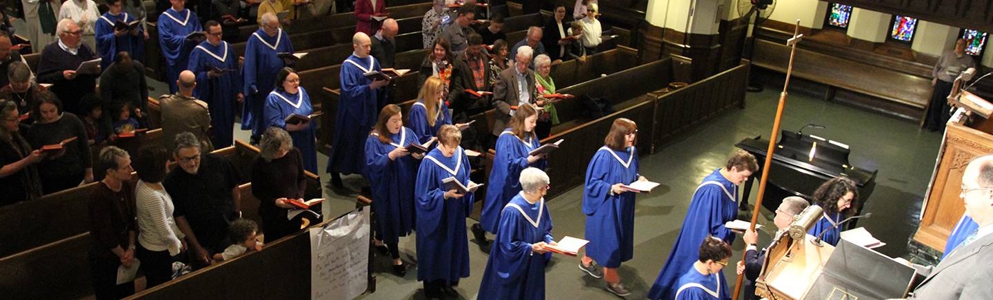 view of choir from balcony